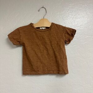 $14 ADD ON forever‎ french baby neutral tee 18-24M Zara Hanna Andersson Baby Gap